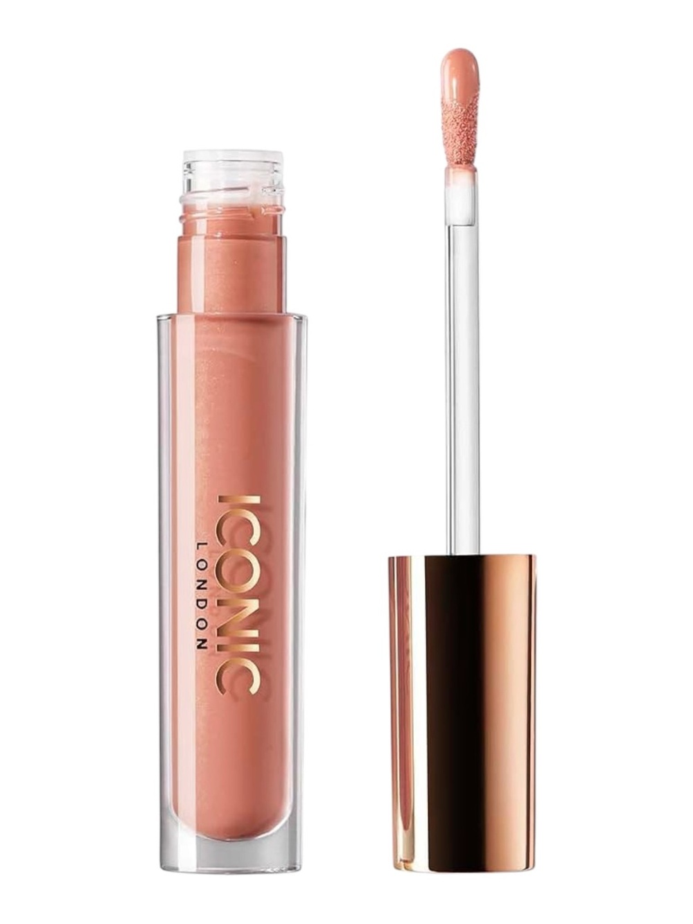 Iconic London Lip Plumping Gloss in Nearly Nude Soft Taupe Lip Gloss
